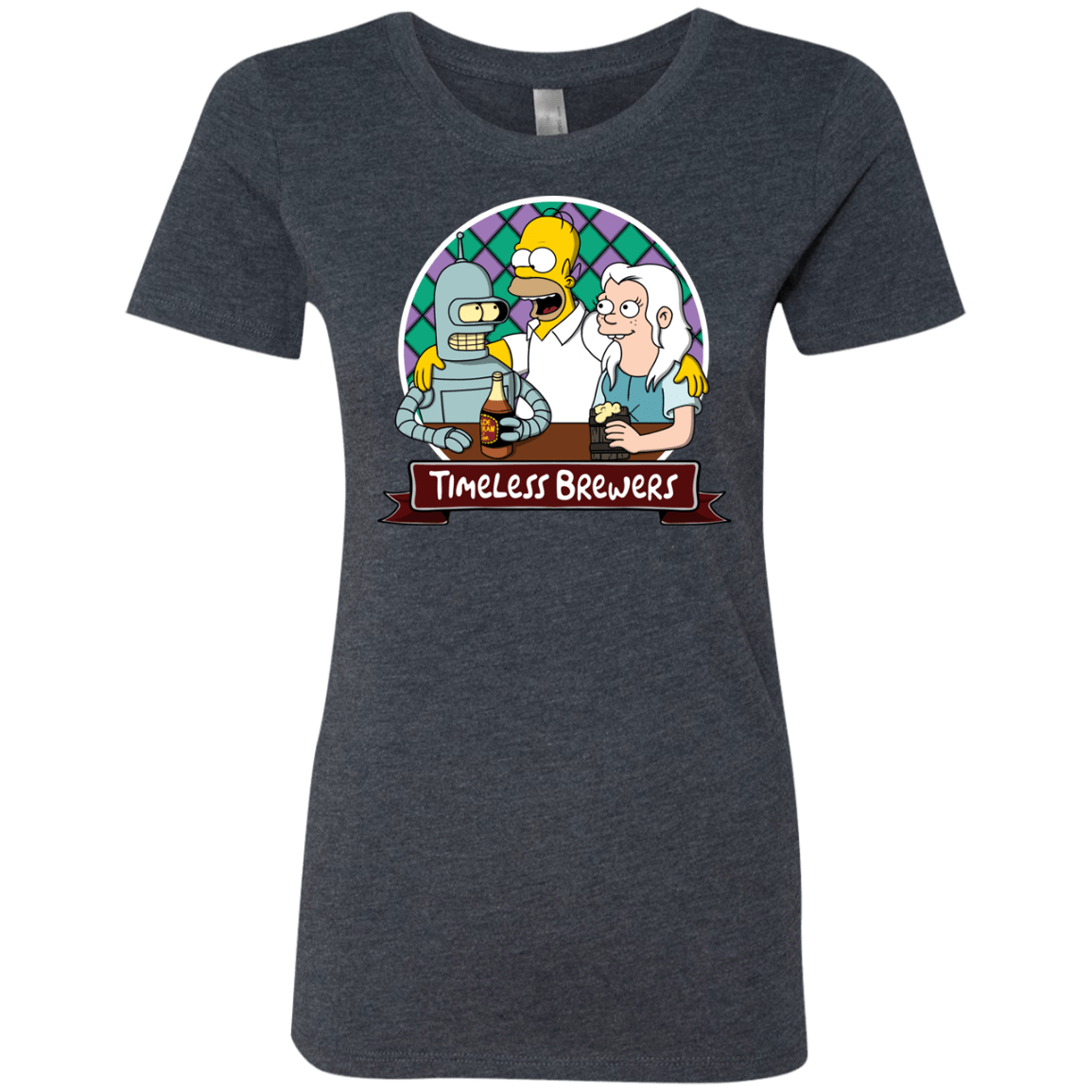 T-Shirts Vintage Navy / S Timeless Brewers Women's Triblend T-Shirt