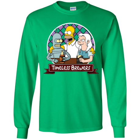 T-Shirts Irish Green / YS Timeless Brewers Youth Long Sleeve T-Shirt