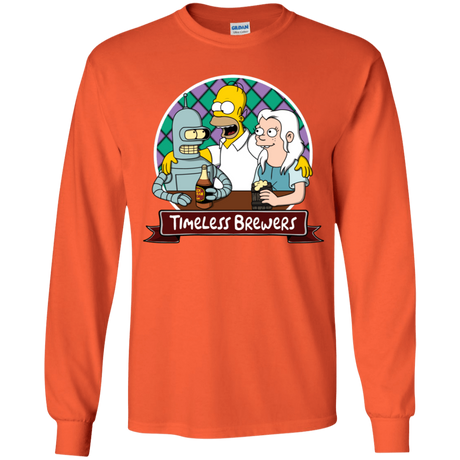 T-Shirts Orange / YS Timeless Brewers Youth Long Sleeve T-Shirt