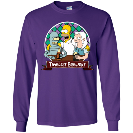 T-Shirts Purple / YS Timeless Brewers Youth Long Sleeve T-Shirt
