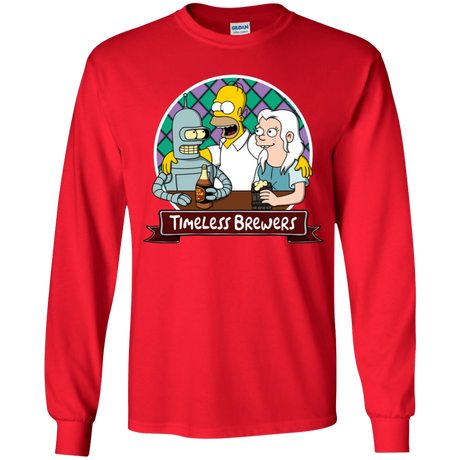 T-Shirts Red / YS Timeless Brewers Youth Long Sleeve T-Shirt