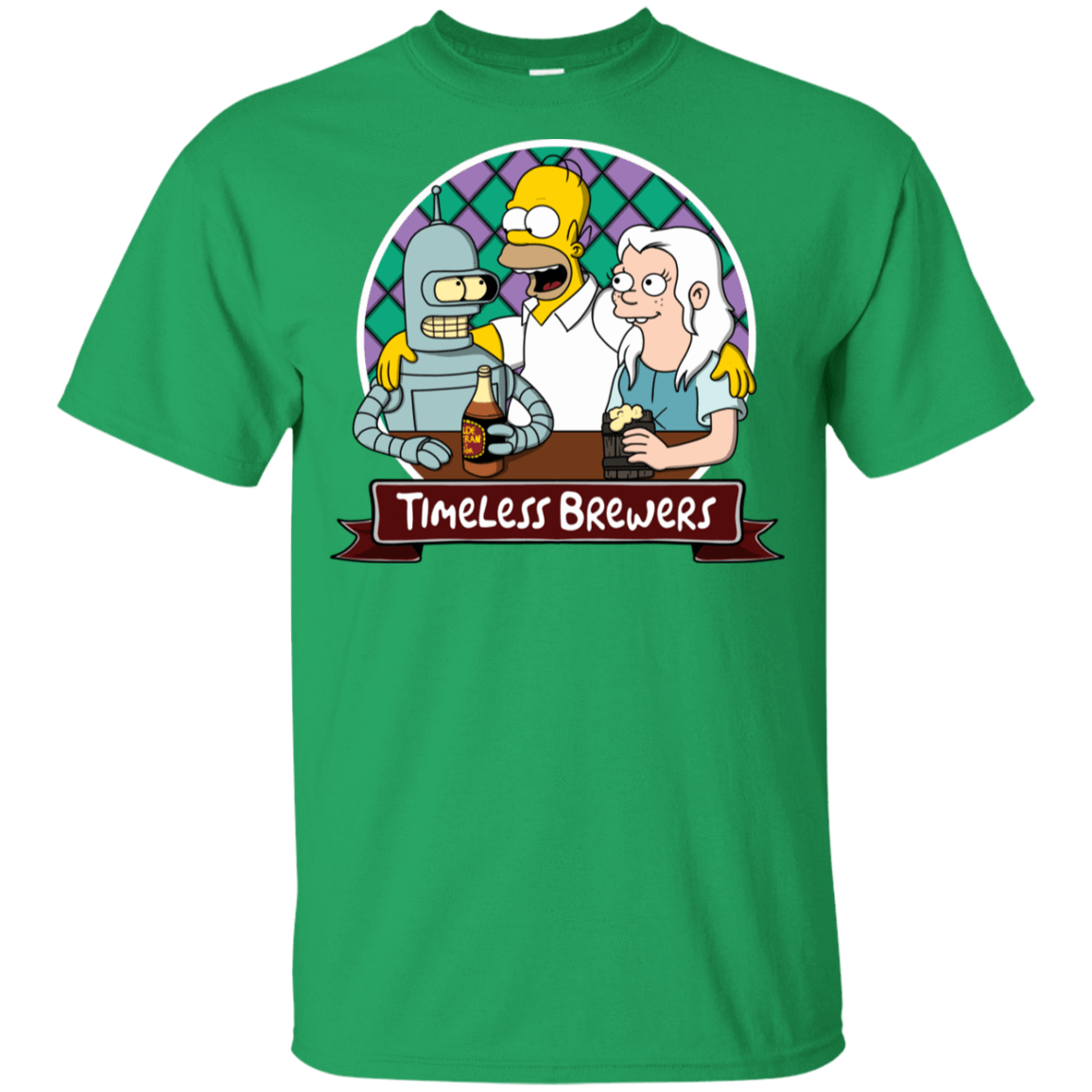 T-Shirts Irish Green / YXS Timeless Brewers Youth T-Shirt