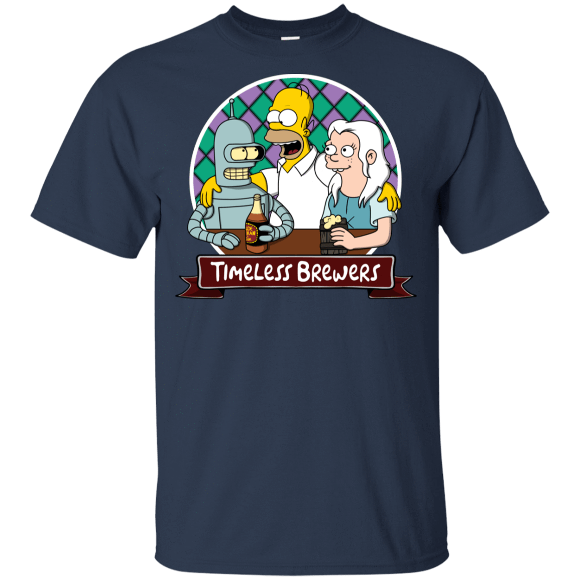 T-Shirts Navy / YXS Timeless Brewers Youth T-Shirt