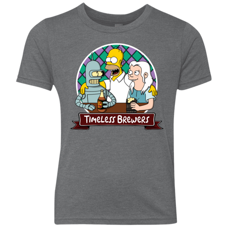 T-Shirts Premium Heather / YXS Timeless Brewers Youth Triblend T-Shirt