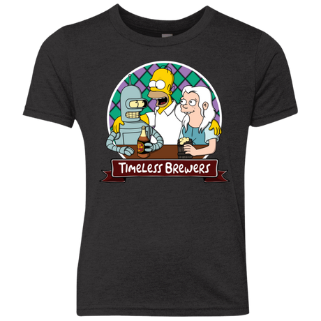 T-Shirts Vintage Black / YXS Timeless Brewers Youth Triblend T-Shirt