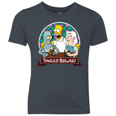 T-Shirts Vintage Navy / YXS Timeless Brewers Youth Triblend T-Shirt