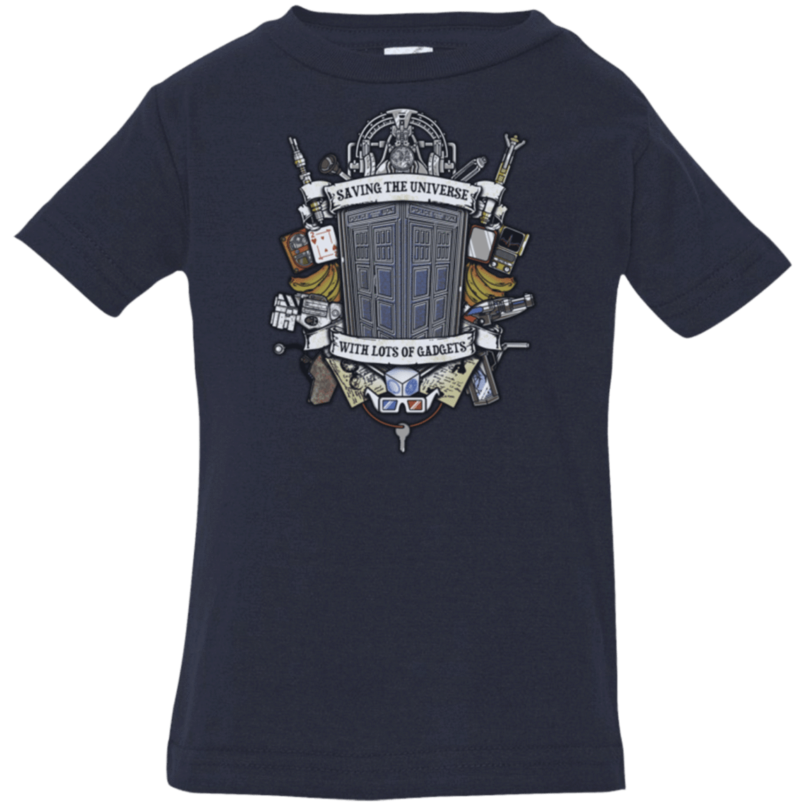 T-Shirts Navy / 6 Months Timelord Crest Infant PremiumT-Shirt