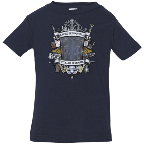 T-Shirts Navy / 6 Months Timelord Crest Infant PremiumT-Shirt