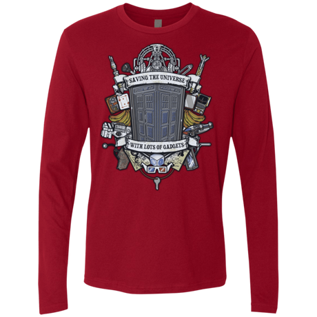 T-Shirts Cardinal / Small Timelord Crest Men's Premium Long Sleeve
