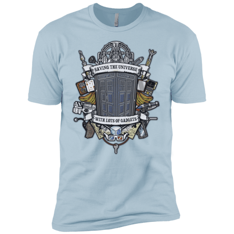 T-Shirts Light Blue / X-Small Timelord Crest Men's Premium T-Shirt