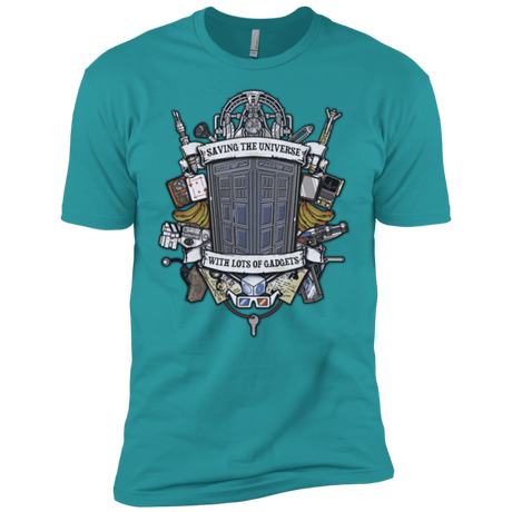 T-Shirts Tahiti Blue / X-Small Timelord Crest Men's Premium T-Shirt