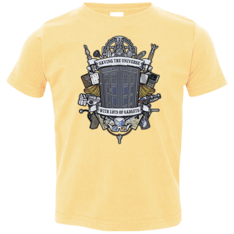 T-Shirts Butter / 2T Timelord Crest Toddler Premium T-Shirt