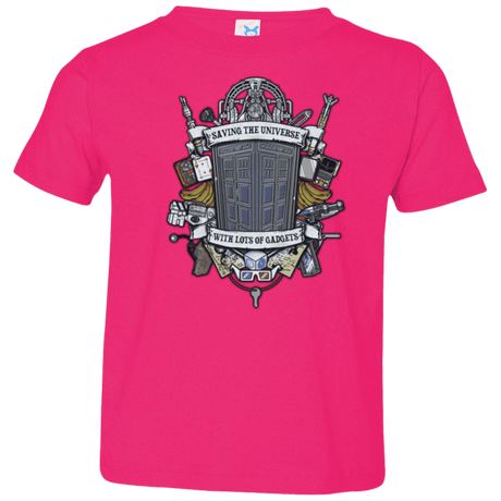 T-Shirts Hot Pink / 2T Timelord Crest Toddler Premium T-Shirt