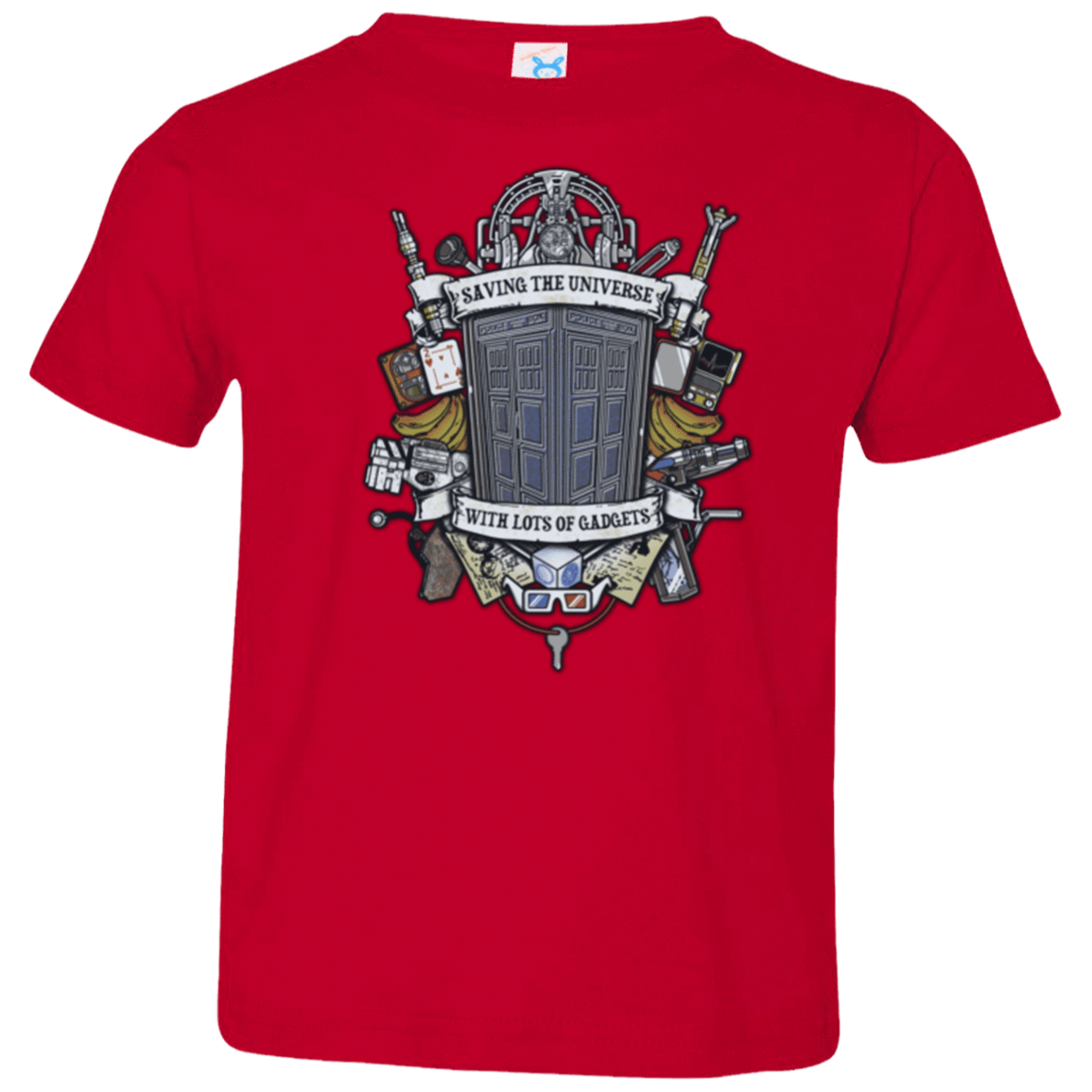 T-Shirts Red / 2T Timelord Crest Toddler Premium T-Shirt