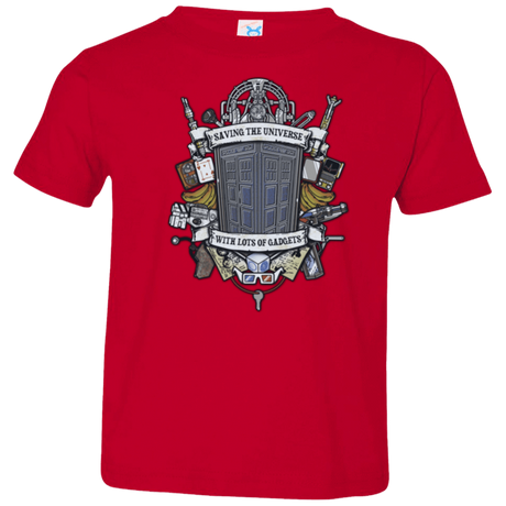 T-Shirts Red / 2T Timelord Crest Toddler Premium T-Shirt