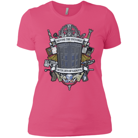 T-Shirts Hot Pink / X-Small Timelord Crest Women's Premium T-Shirt