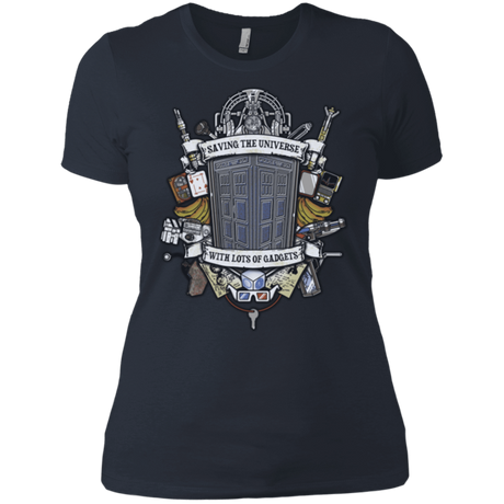 T-Shirts Indigo / X-Small Timelord Crest Women's Premium T-Shirt