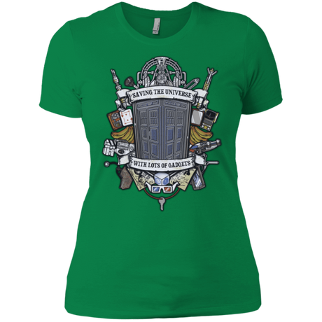 T-Shirts Kelly Green / X-Small Timelord Crest Women's Premium T-Shirt