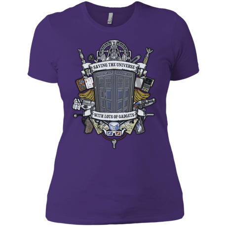 T-Shirts Purple / X-Small Timelord Crest Women's Premium T-Shirt