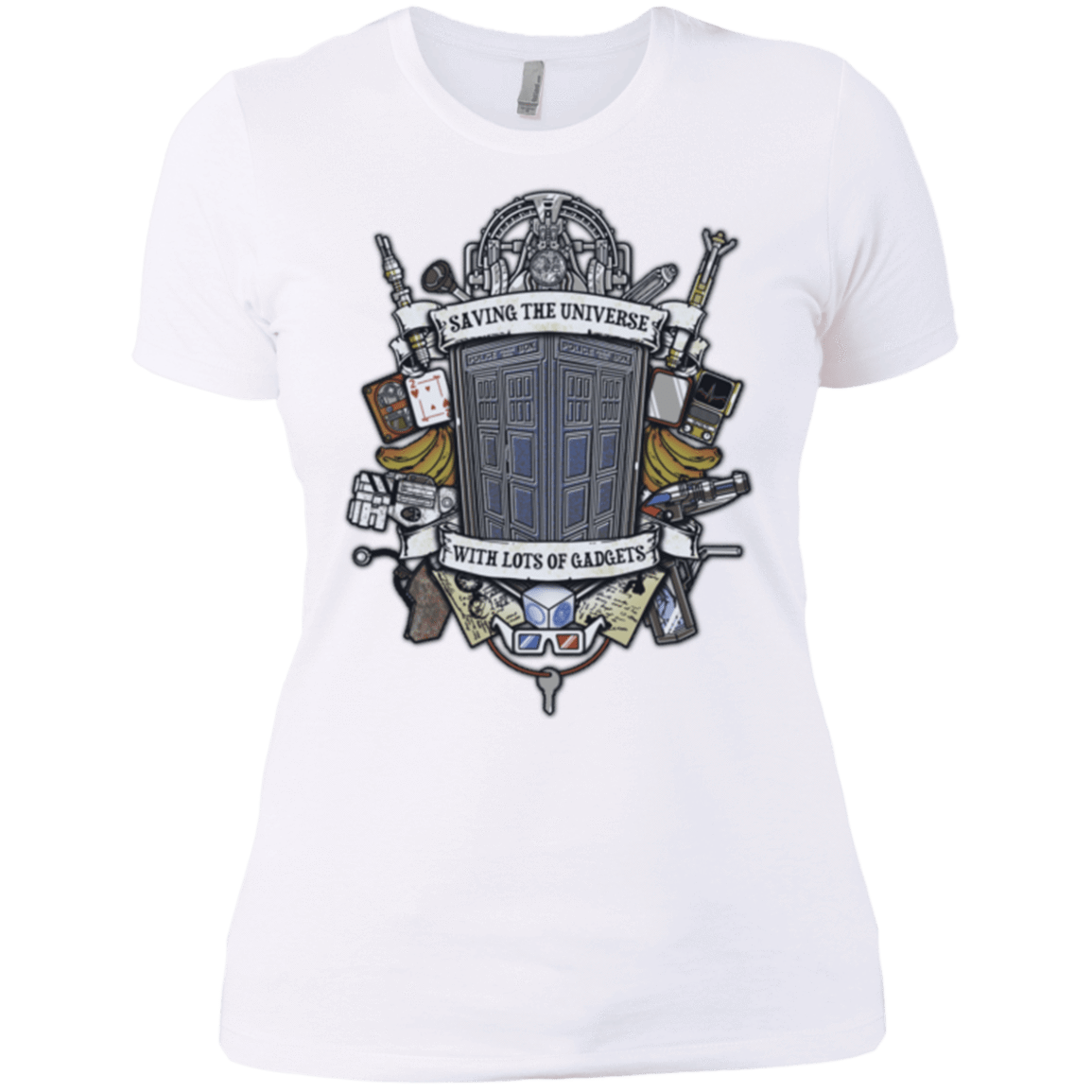 T-Shirts White / X-Small Timelord Crest Women's Premium T-Shirt