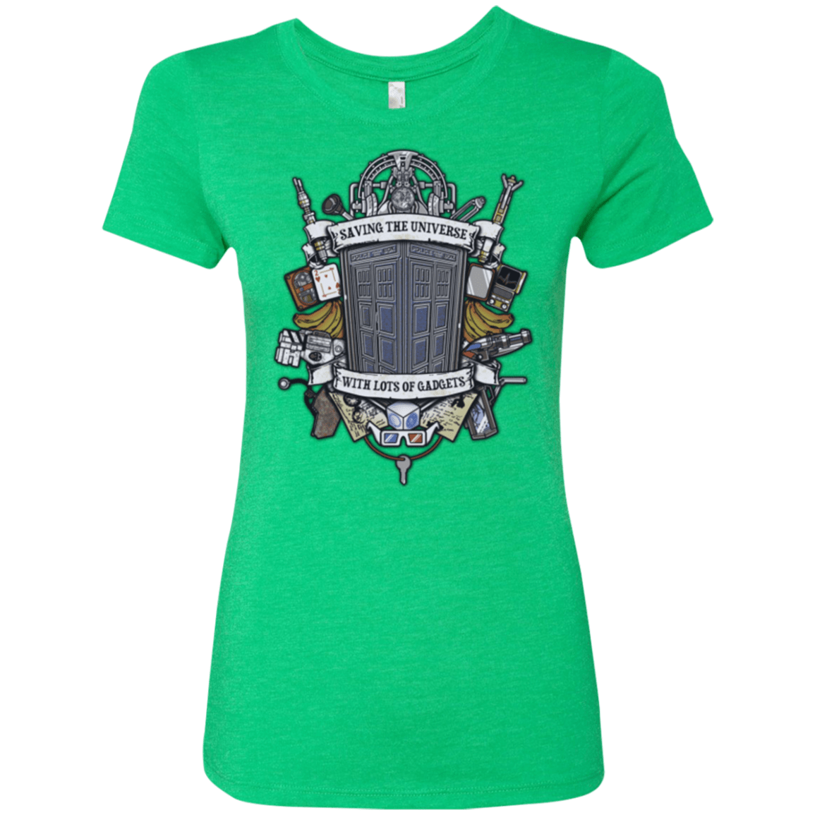 T-Shirts Envy / Small Timelord Crest Women's Triblend T-Shirt