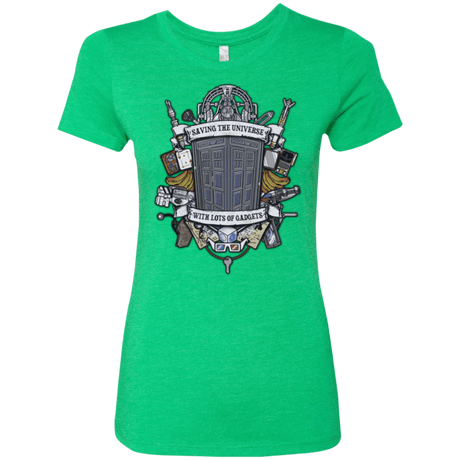 T-Shirts Envy / Small Timelord Crest Women's Triblend T-Shirt