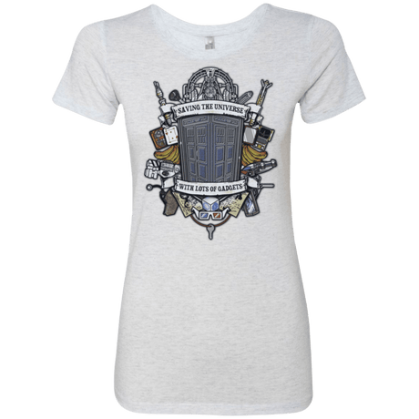 T-Shirts Heather White / Small Timelord Crest Women's Triblend T-Shirt
