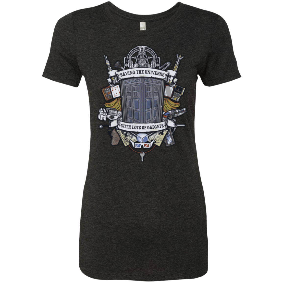 T-Shirts Vintage Black / Small Timelord Crest Women's Triblend T-Shirt