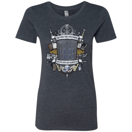 T-Shirts Vintage Navy / Small Timelord Crest Women's Triblend T-Shirt