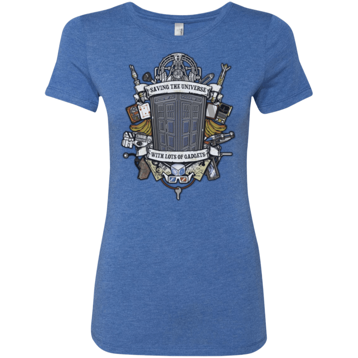 T-Shirts Vintage Royal / Small Timelord Crest Women's Triblend T-Shirt