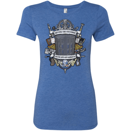 T-Shirts Vintage Royal / Small Timelord Crest Women's Triblend T-Shirt