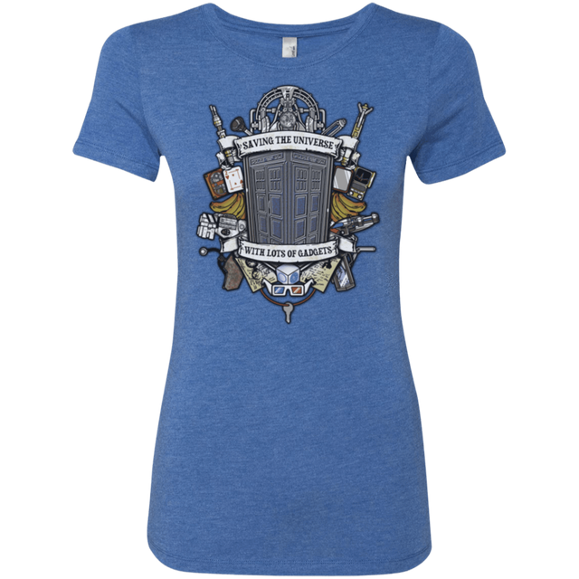 T-Shirts Vintage Royal / Small Timelord Crest Women's Triblend T-Shirt