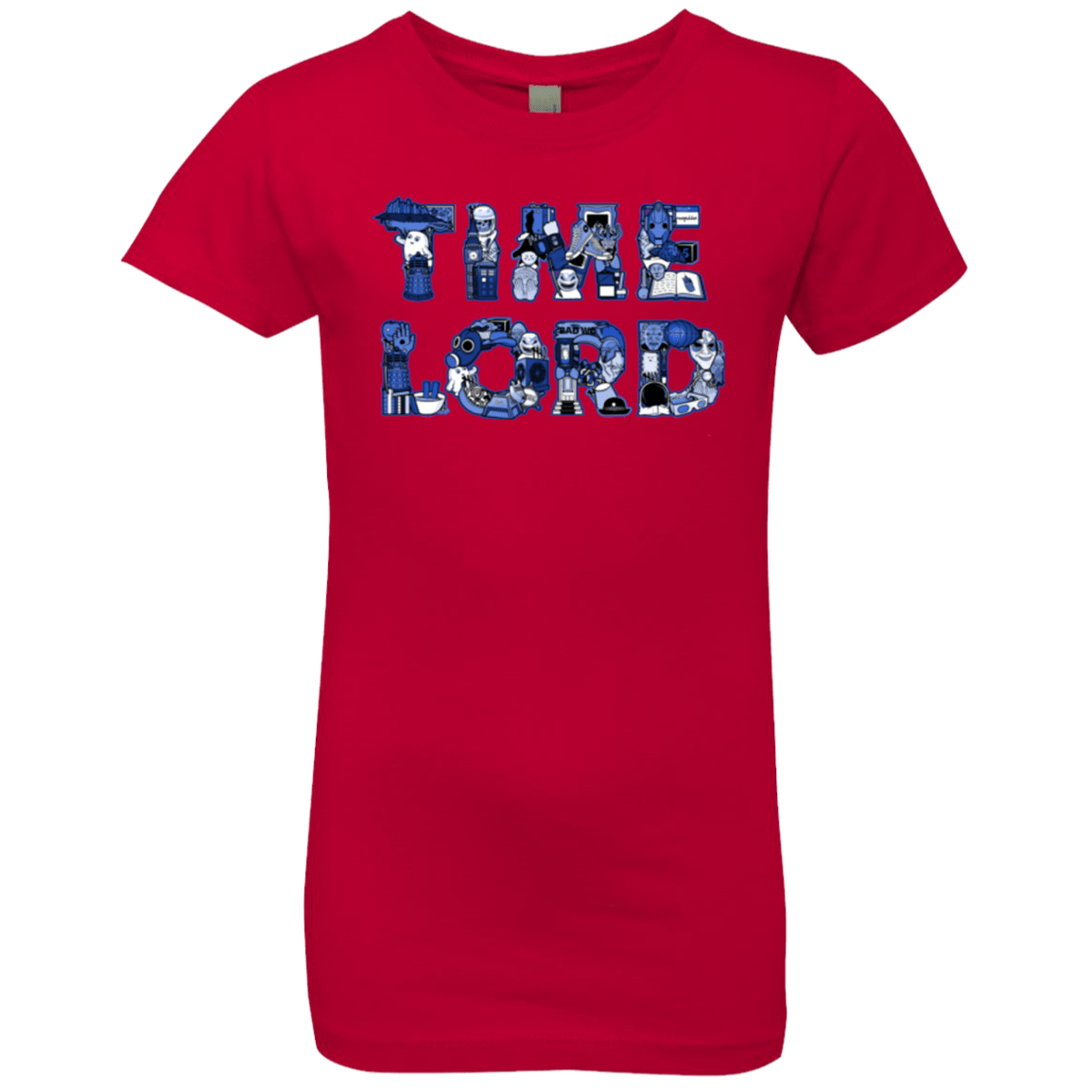 T-Shirts Red / YXS Timelord Girls Premium T-Shirt