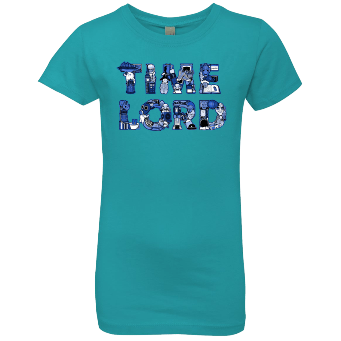 T-Shirts Tahiti Blue / YXS Timelord Girls Premium T-Shirt