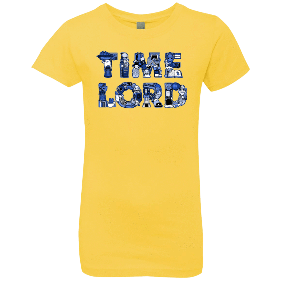 T-Shirts Vibrant Yellow / YXS Timelord Girls Premium T-Shirt