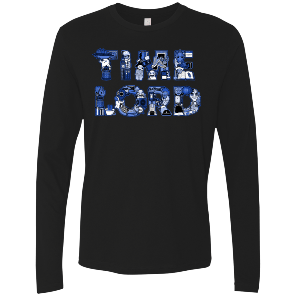 T-Shirts Black / Small Timelord Men's Premium Long Sleeve