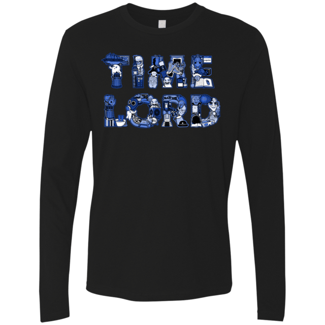 T-Shirts Black / Small Timelord Men's Premium Long Sleeve