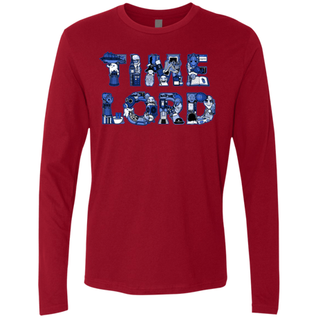 T-Shirts Cardinal / Small Timelord Men's Premium Long Sleeve