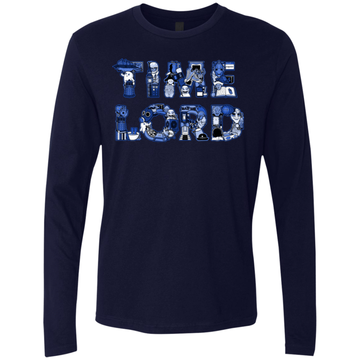 T-Shirts Midnight Navy / Small Timelord Men's Premium Long Sleeve