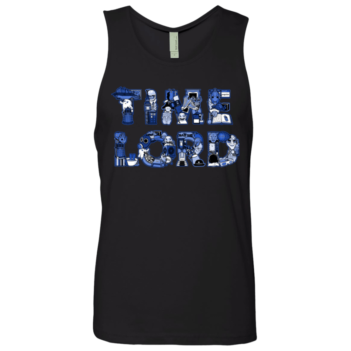 T-Shirts Black / Small Timelord Men's Premium Tank Top