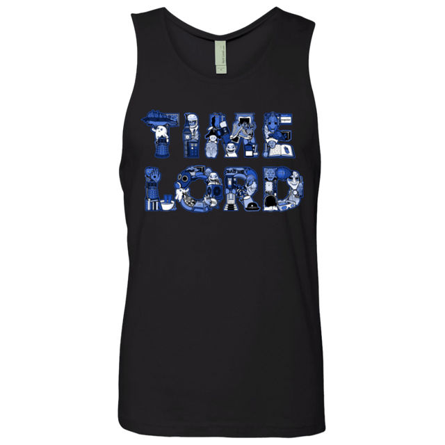 T-Shirts Black / Small Timelord Men's Premium Tank Top