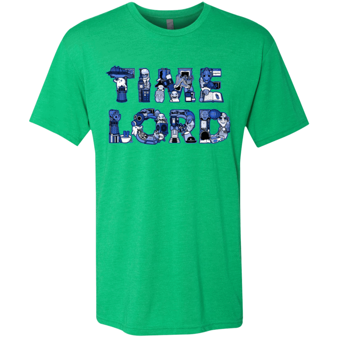 T-Shirts Envy / Small Timelord Men's Triblend T-Shirt