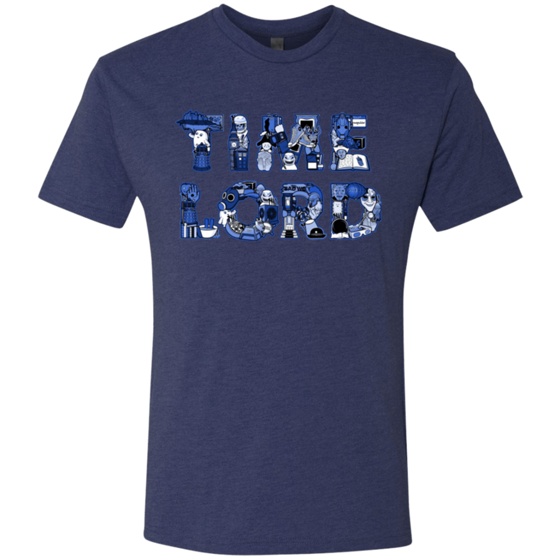 T-Shirts Vintage Navy / Small Timelord Men's Triblend T-Shirt