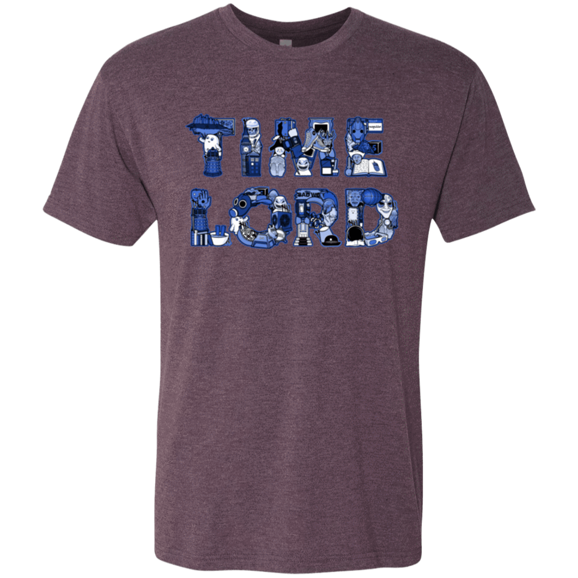 T-Shirts Vintage Purple / Small Timelord Men's Triblend T-Shirt