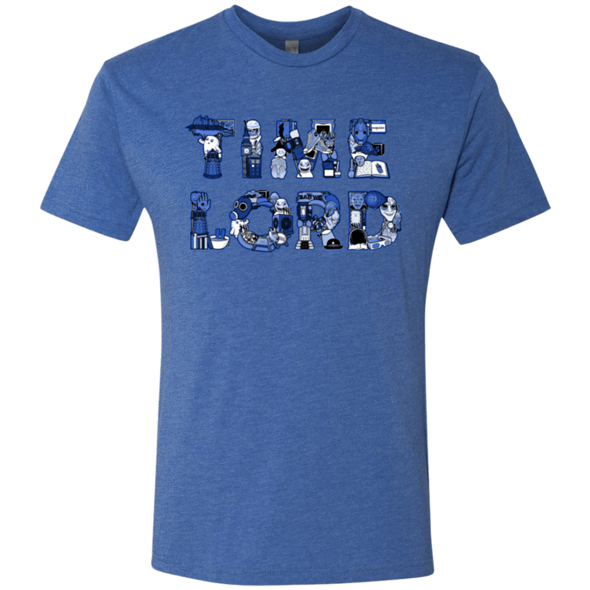 T-Shirts Vintage Royal / Small Timelord Men's Triblend T-Shirt
