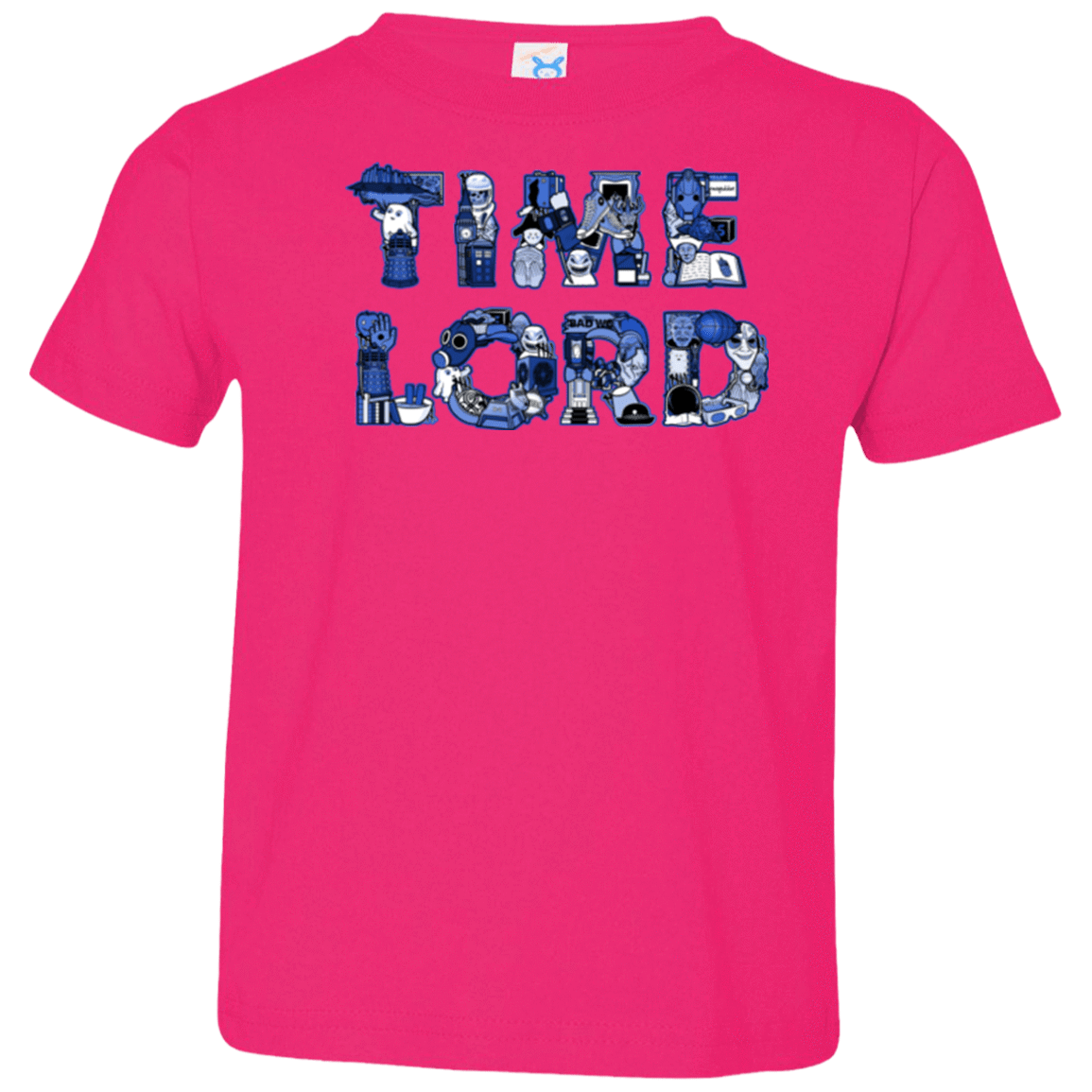 T-Shirts Hot Pink / 2T Timelord Toddler Premium T-Shirt