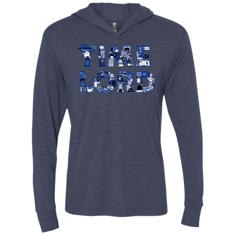 T-Shirts Vintage Navy / X-Small Timelord Triblend Long Sleeve Hoodie Tee