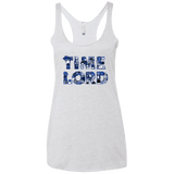 T-Shirts Heather White / X-Small Timelord Women's Triblend Racerback Tank
