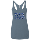 T-Shirts Indigo / X-Small Timelord Women's Triblend Racerback Tank