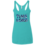 T-Shirts Tahiti Blue / X-Small Timelord Women's Triblend Racerback Tank